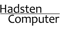 Logo hadsten computer Sort